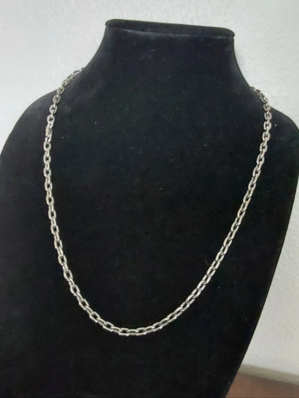 Silver Rope Chain Necklace - Classic Men's Jewelry
